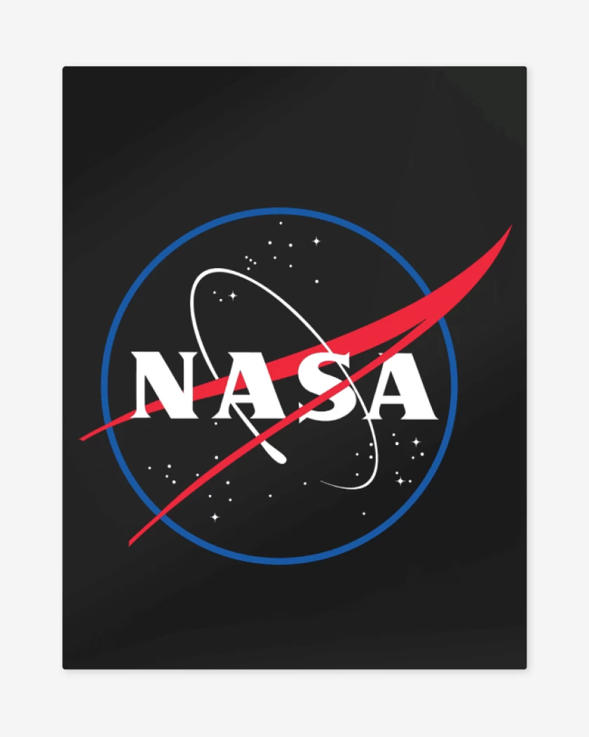 Print metalico Negro de Nasa 3