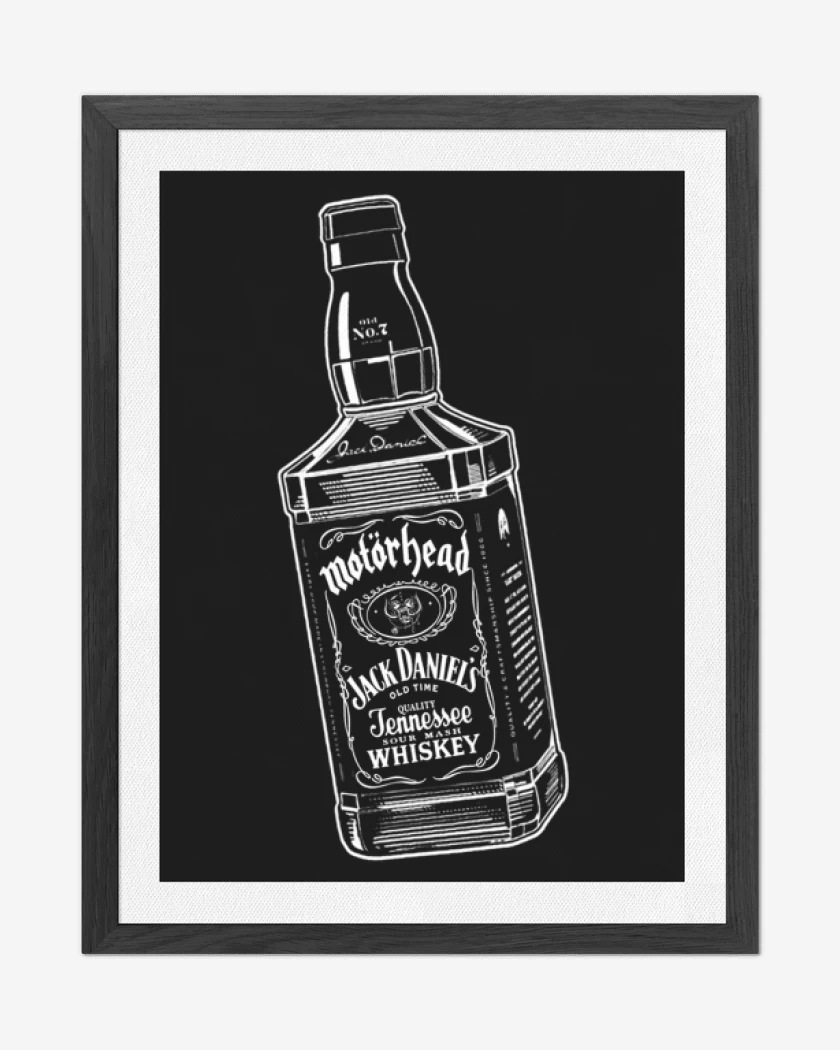 Cuadro decorativo Jack Daniels Motorhead