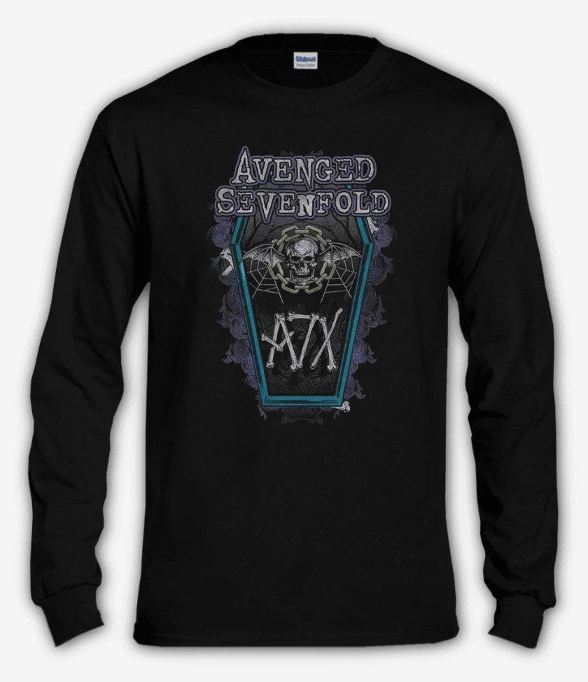 Polera manga larga Negro de A7X