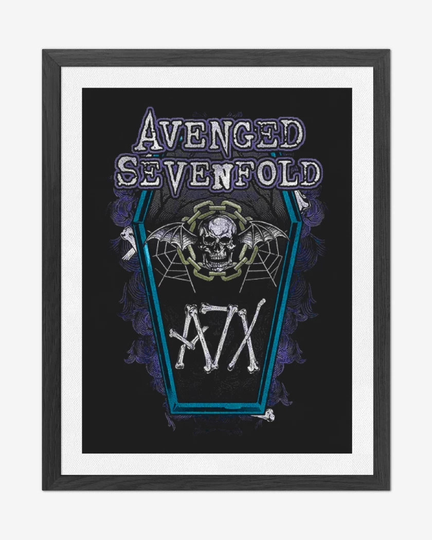 Cuadro decorativo Negro de A7X