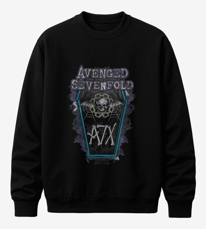 Poleron polo Negro de A7X