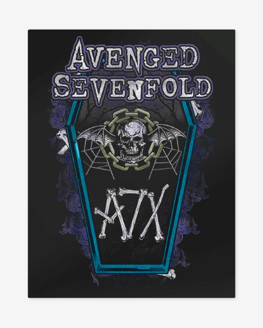 Print metalico Negro de A7X