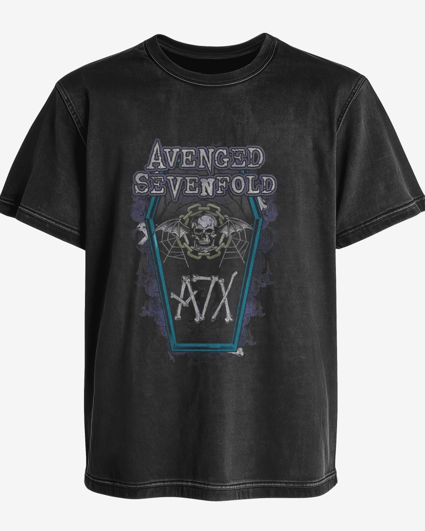 Polera desgastada A7X