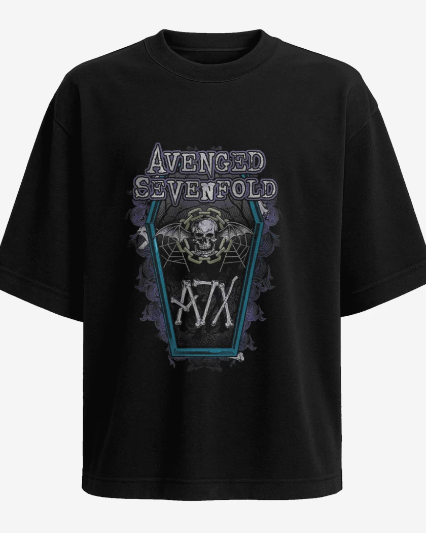 Polera Oversize Negro de A7X