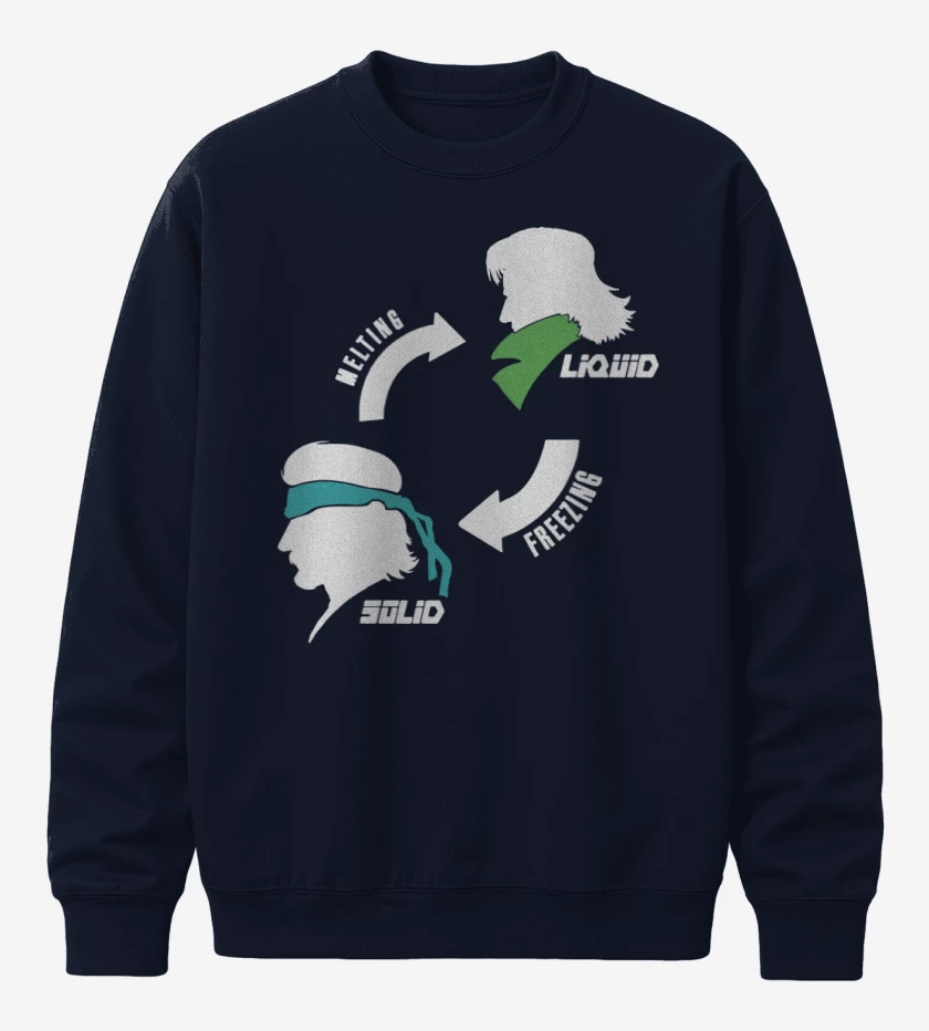 Poleron polo Azul Marino de Melting Freezing