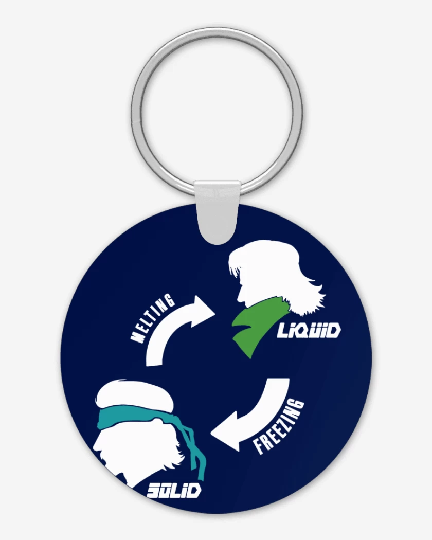 Llavero Azul Marino de Melting Freezing