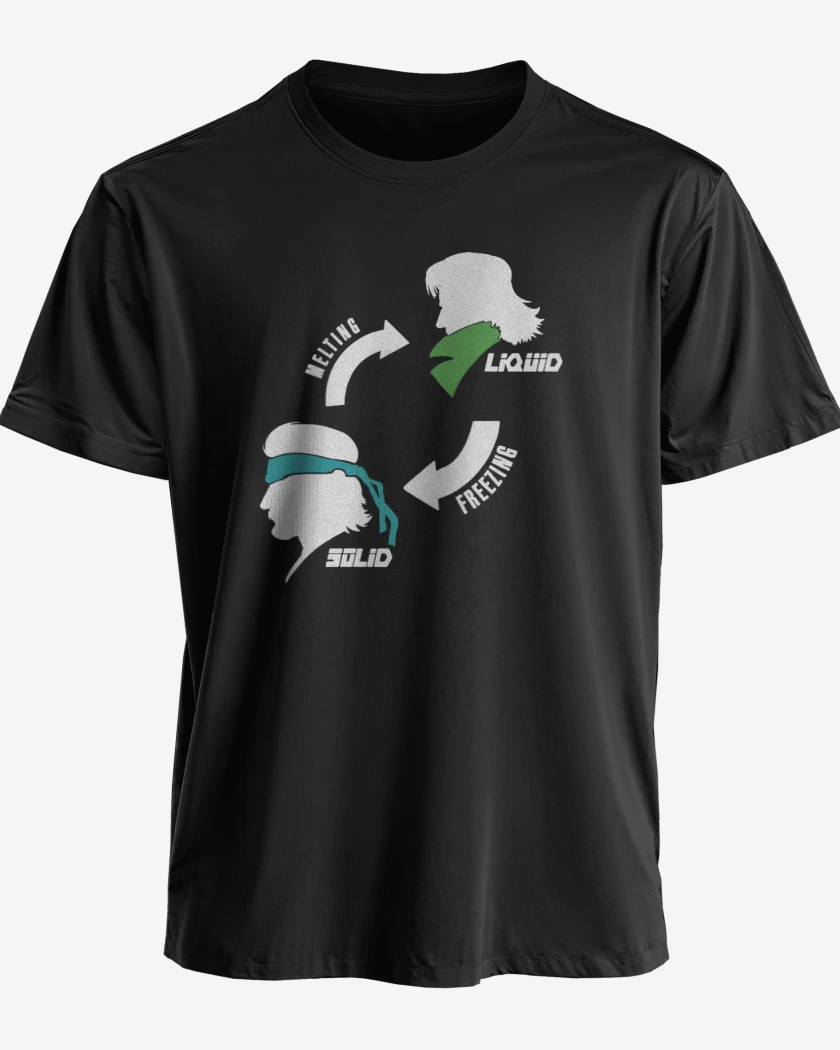 Polera premium Negro de Melting Freezing