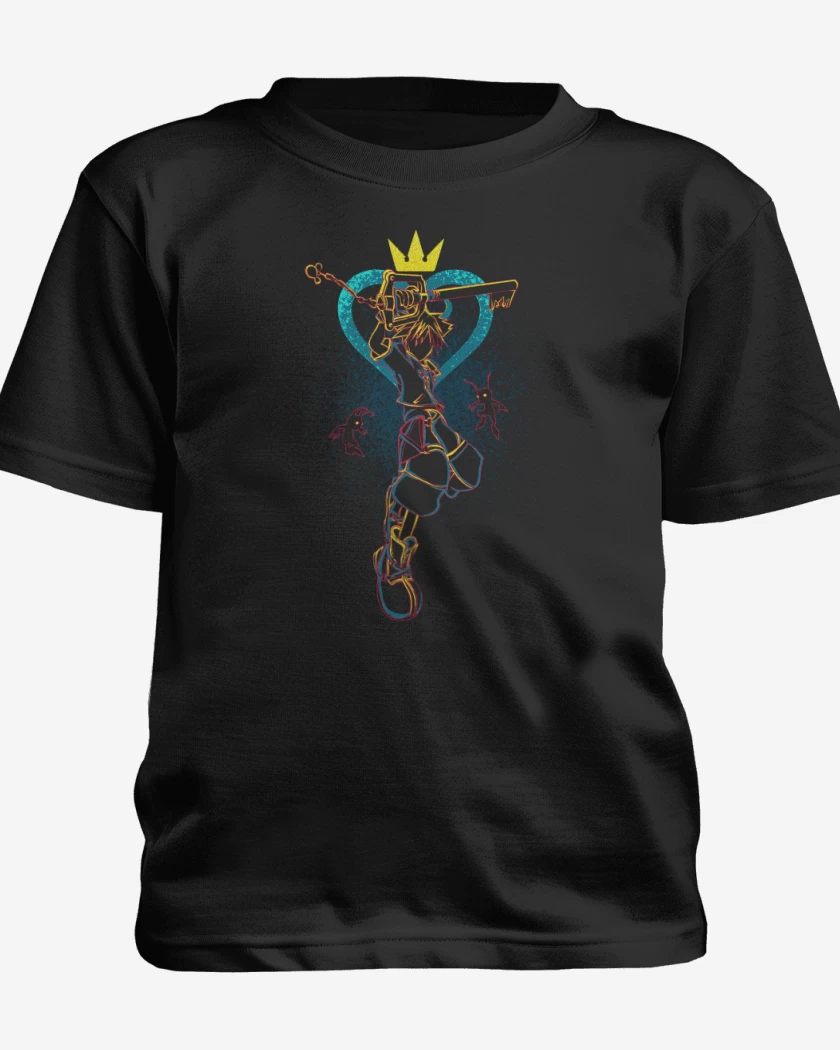 Polera de niño Negro de Kingdom hearts 6