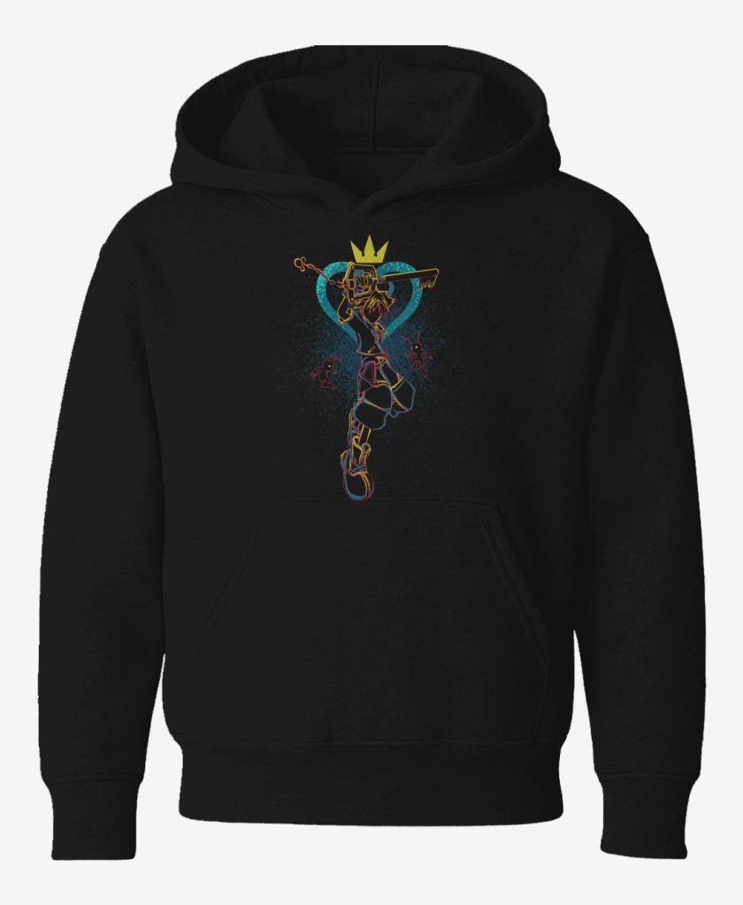 Poleron de niño Negro de Kingdom hearts 6