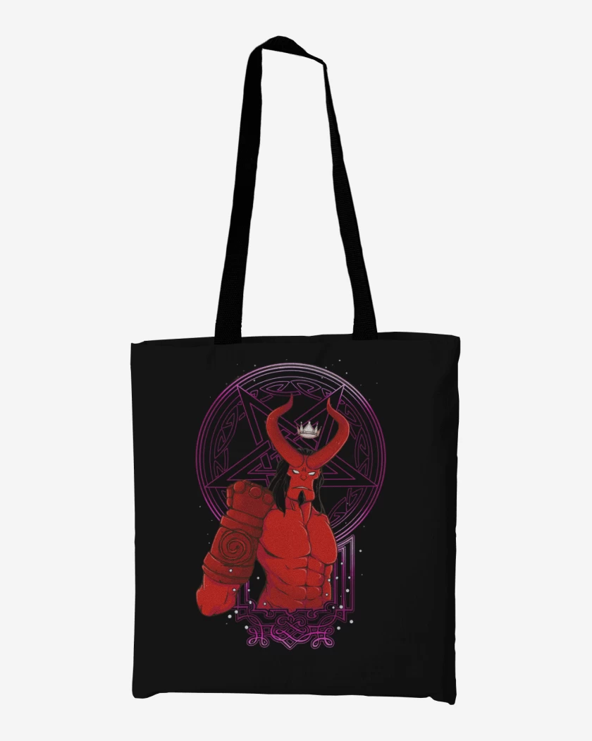 Totebag Negro de Hellboy