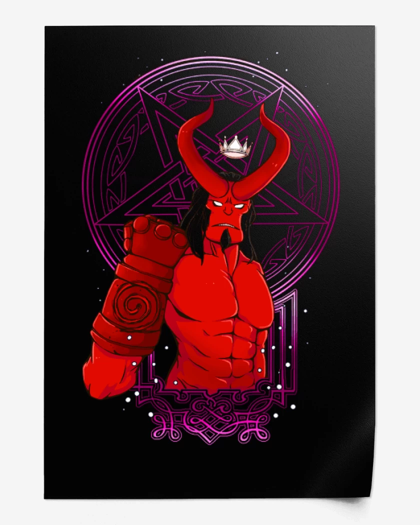 Print Hellboy