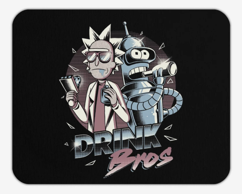 Mousepad Rick and bender