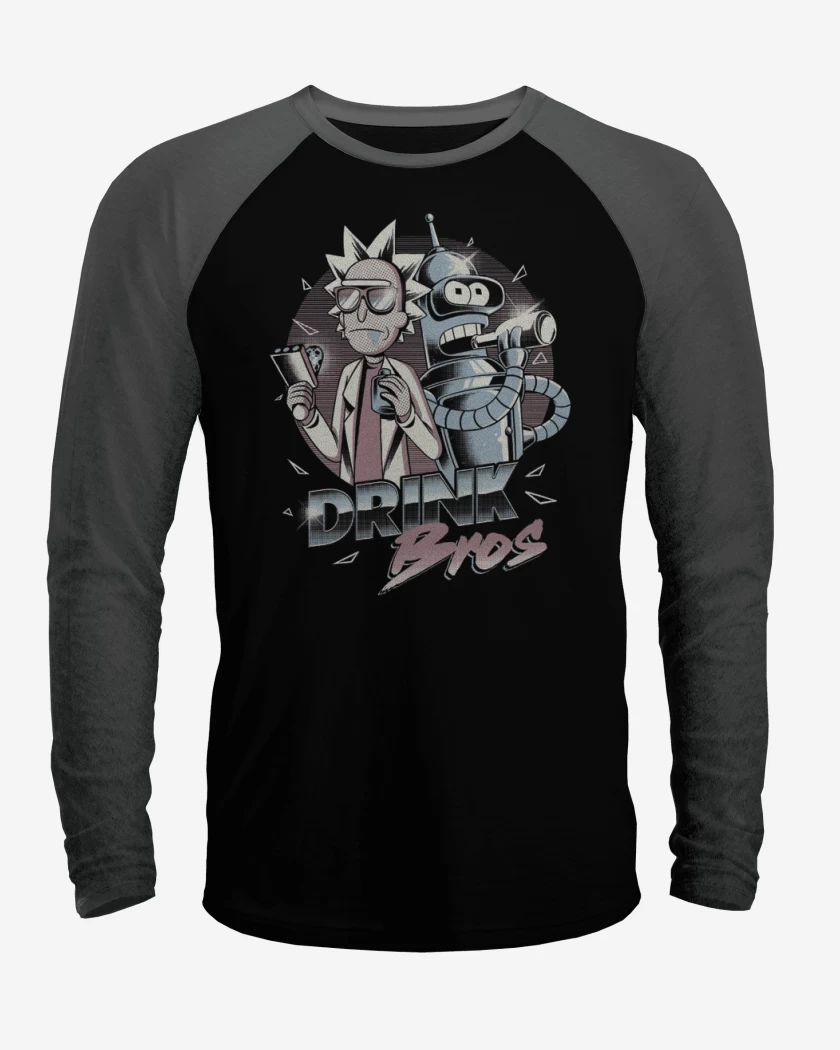Polera Raglan Rick and bender