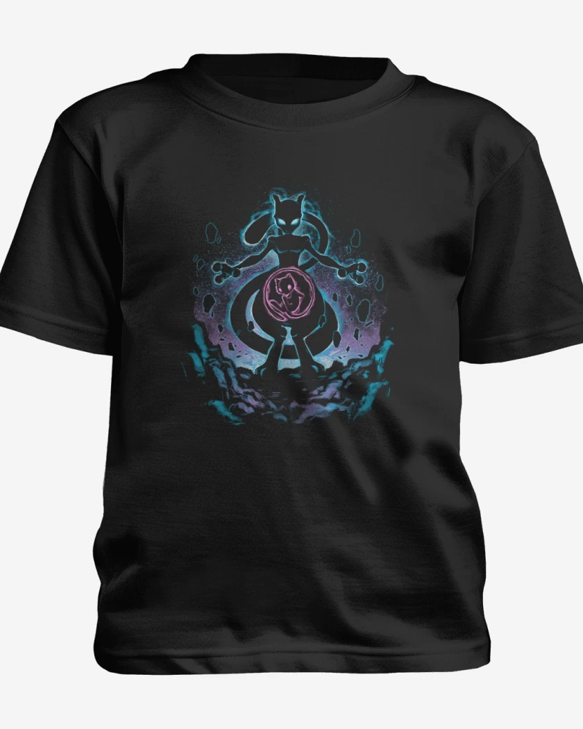 Polera de niño Negro de Mewtwo 4