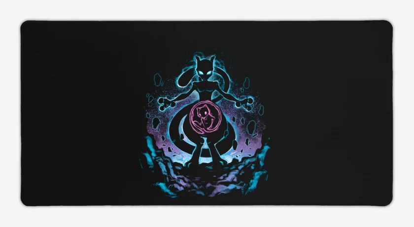 Mouse pad Gamer Negro de Mewtwo 4
