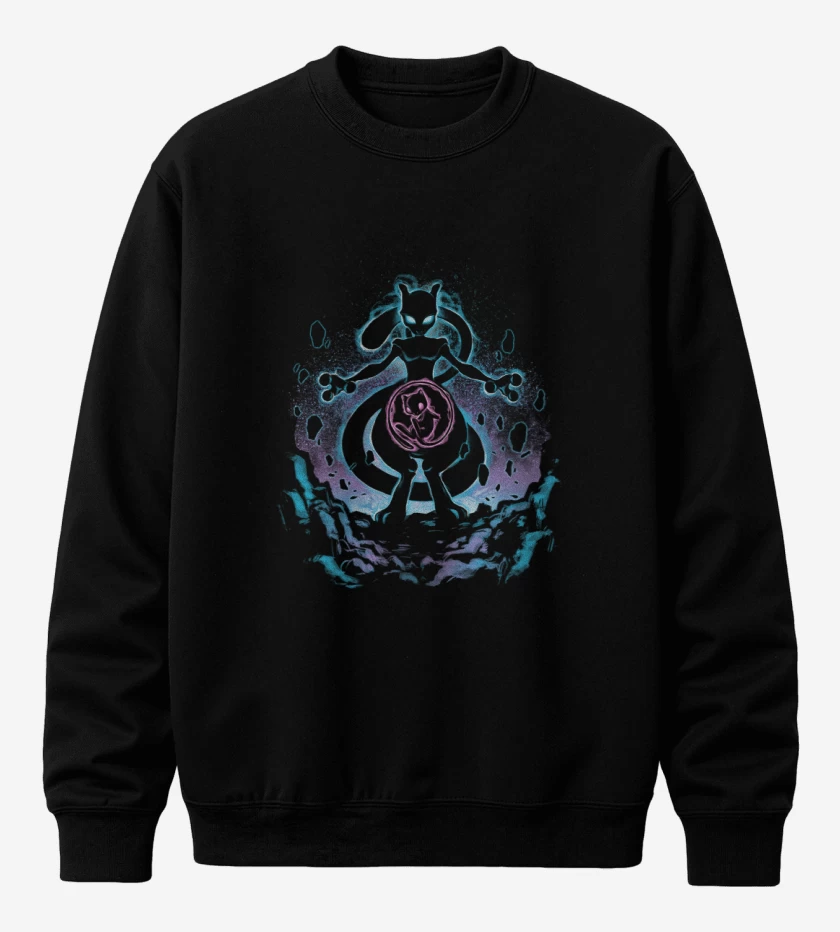 Poleron polo Negro de Mewtwo 4