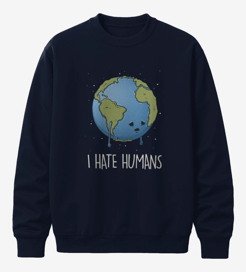 Poleron polo I hate humans