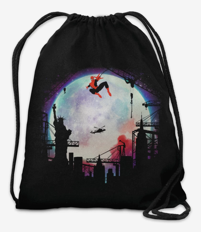 Mochila Negro de Hombre araña
