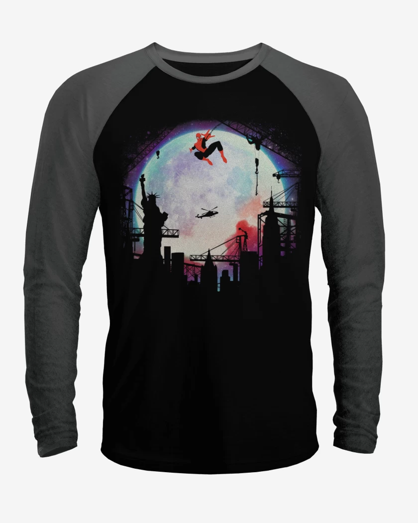 Polera Raglan Hombre araña