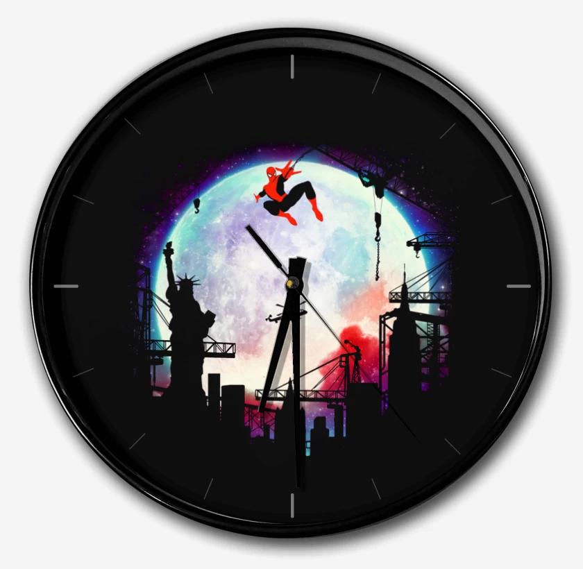 Reloj Negro de Hombre araña