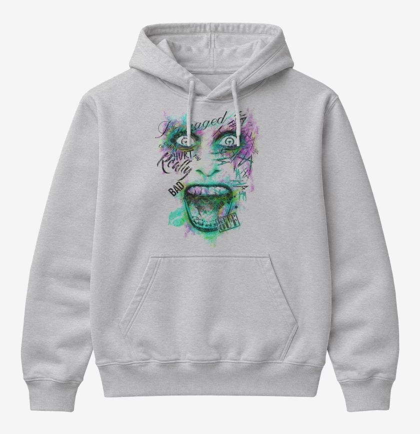 Poleron Canguro básico Gris Melange de Comodin 2