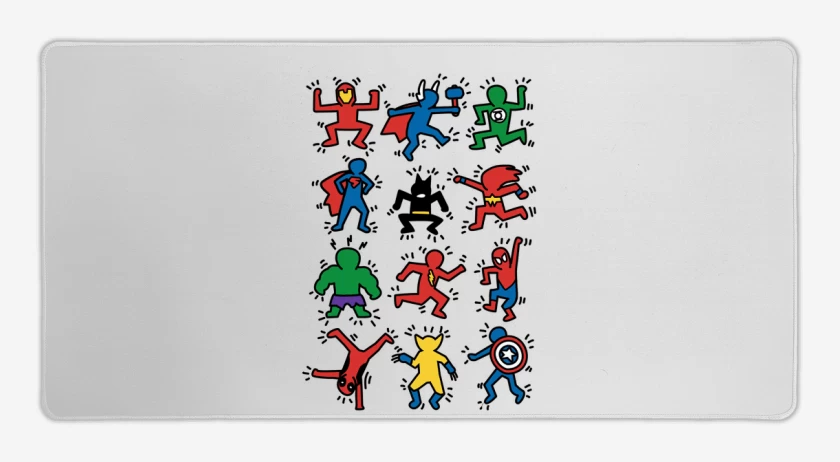 Mouse pad Gamer Super heroes
