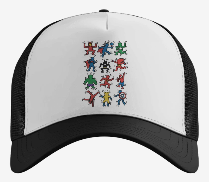 Gorro Blanco de Super heroes