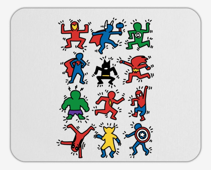 Mousepad Super heroes