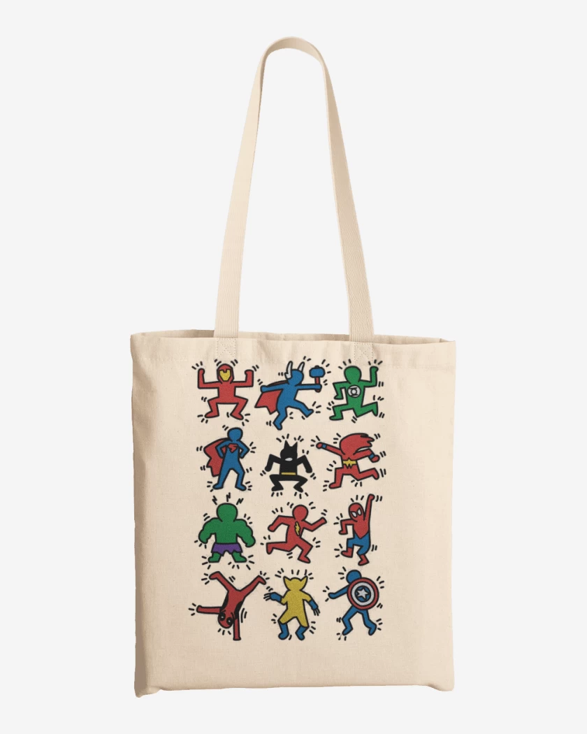 Totebag Super heroes