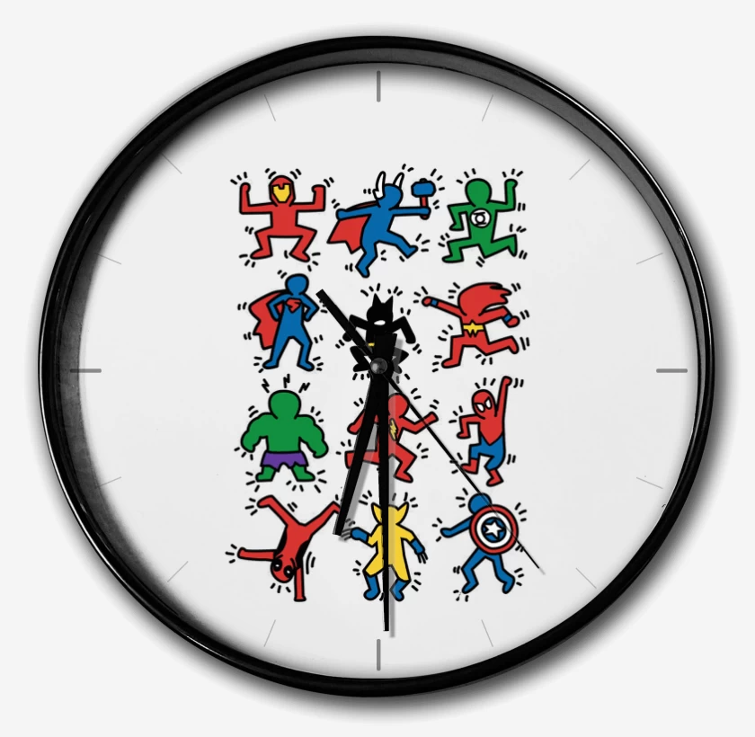 Reloj Blanco de Super heroes