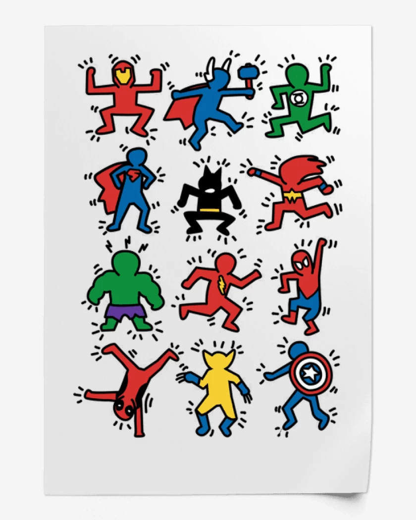 Print Super heroes