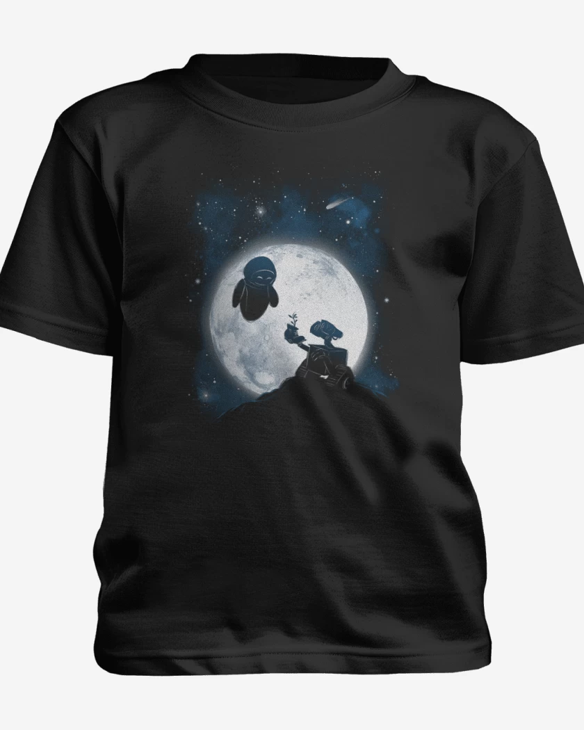Polera de niño Negro de Wall e