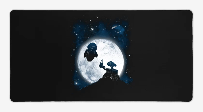 Mouse pad Gamer Negro de Wall e