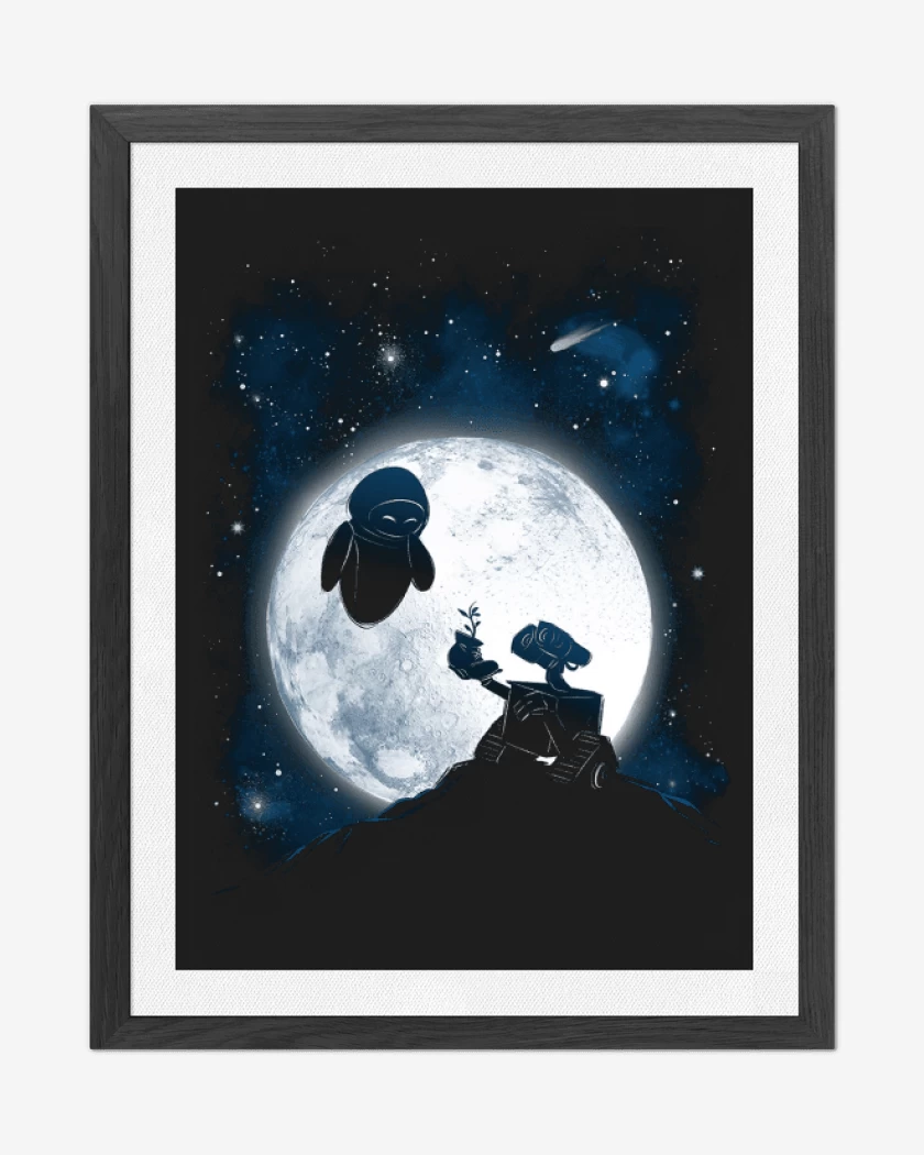 Cuadro decorativo Negro de Wall e