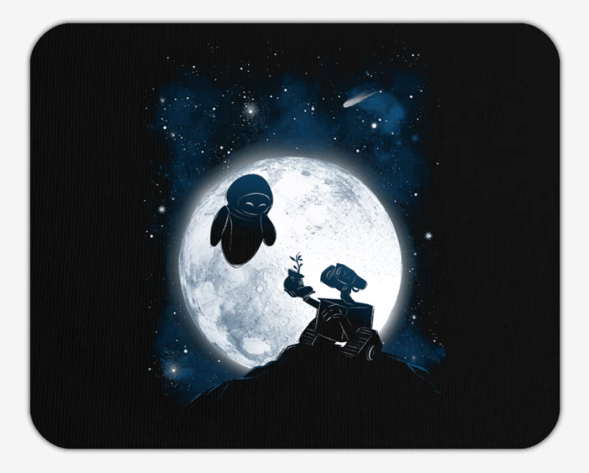 Mousepad Negro de Wall e
