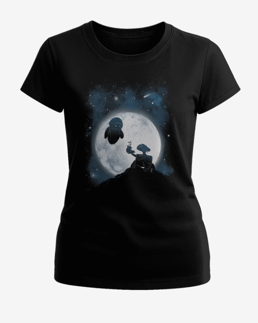 Polera de Mujer Negro de Wall e