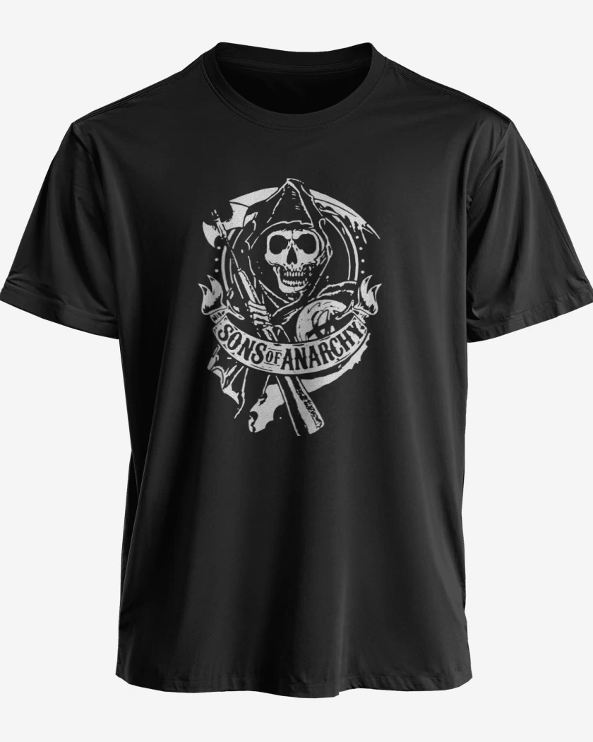 Polera premium Negro de Sons Of Anarchy
