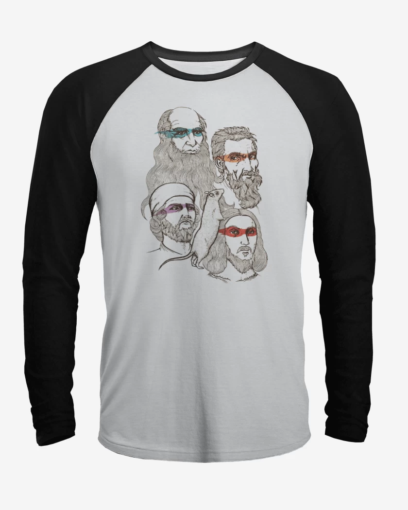 Polera Raglan Tortugas ninjas renacimiento
