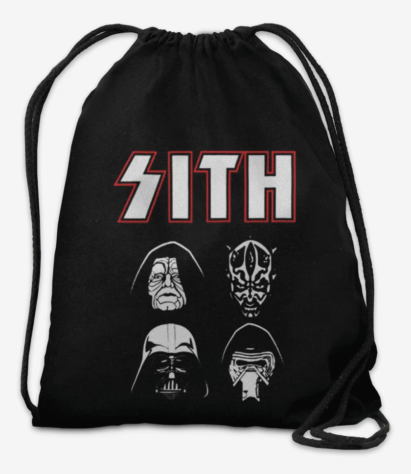 Mochila Negro de Sith kiss