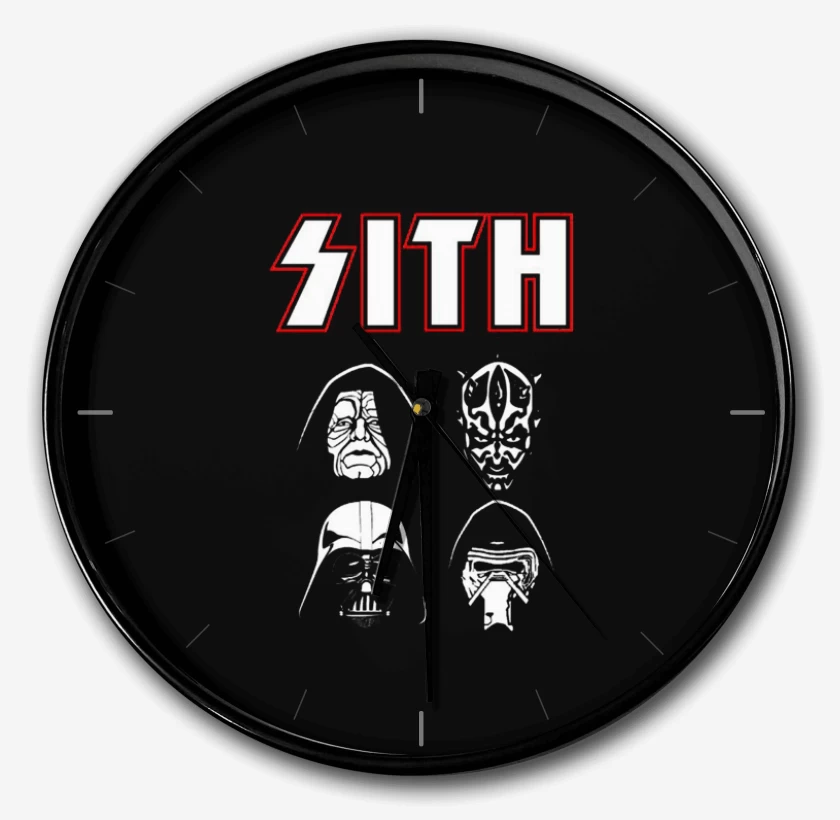 Reloj Negro de Sith kiss