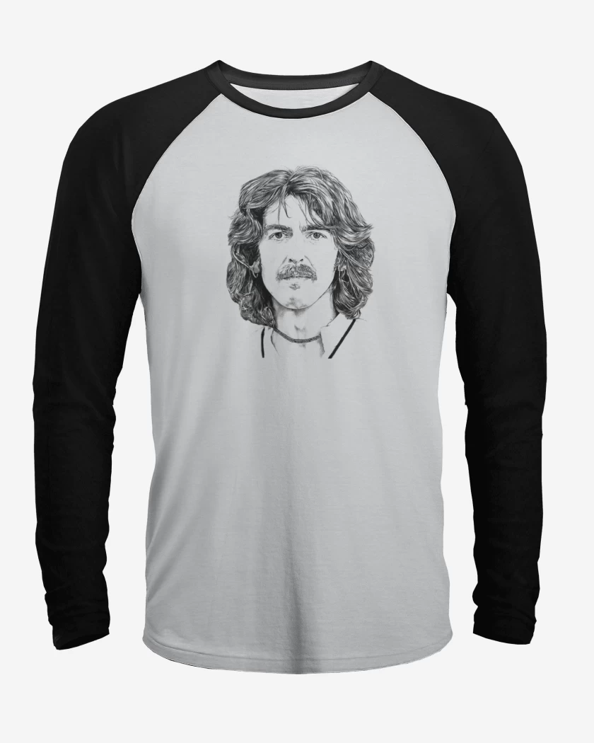 Polera Raglan Blanco / Negro de Harrison