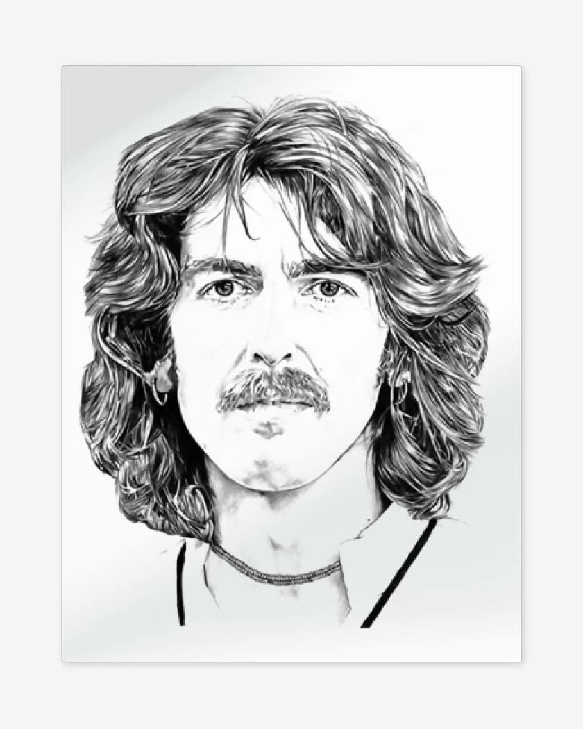 Print metalico Blanco de Harrison