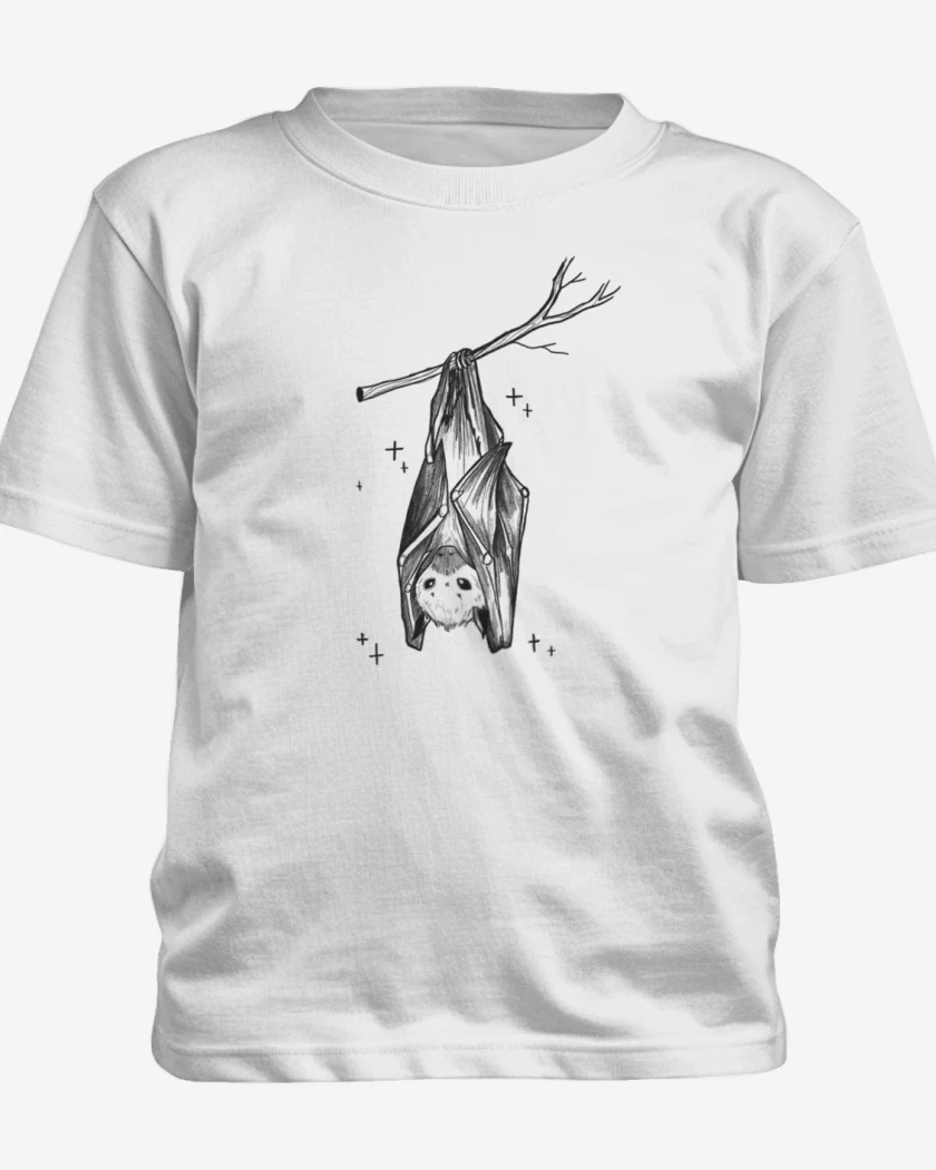 Polera de niño Blanco de Murciélago