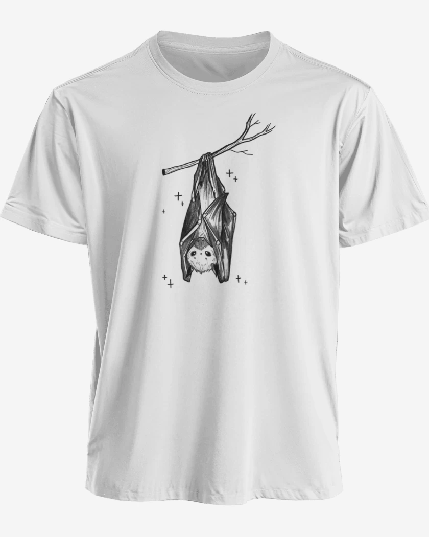 Polera Blanco de Murciélago