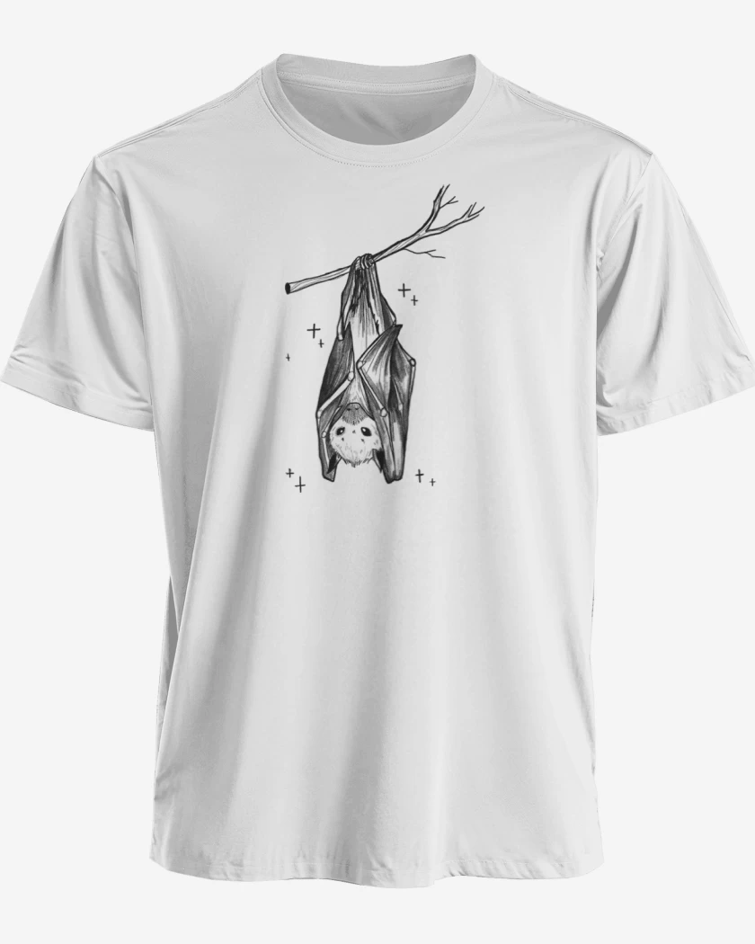 Polera premium Blanco de Murciélago