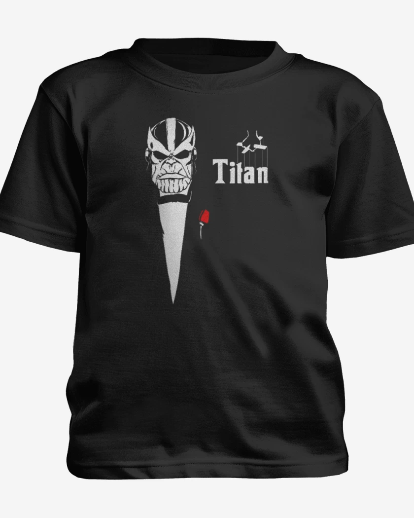 Polera de niño Negro de Titan