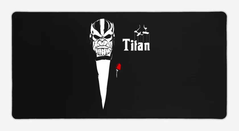 Mouse pad Gamer Negro de Titan