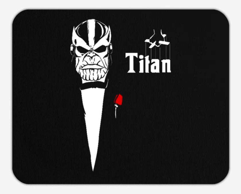 Mousepad Negro de Titan