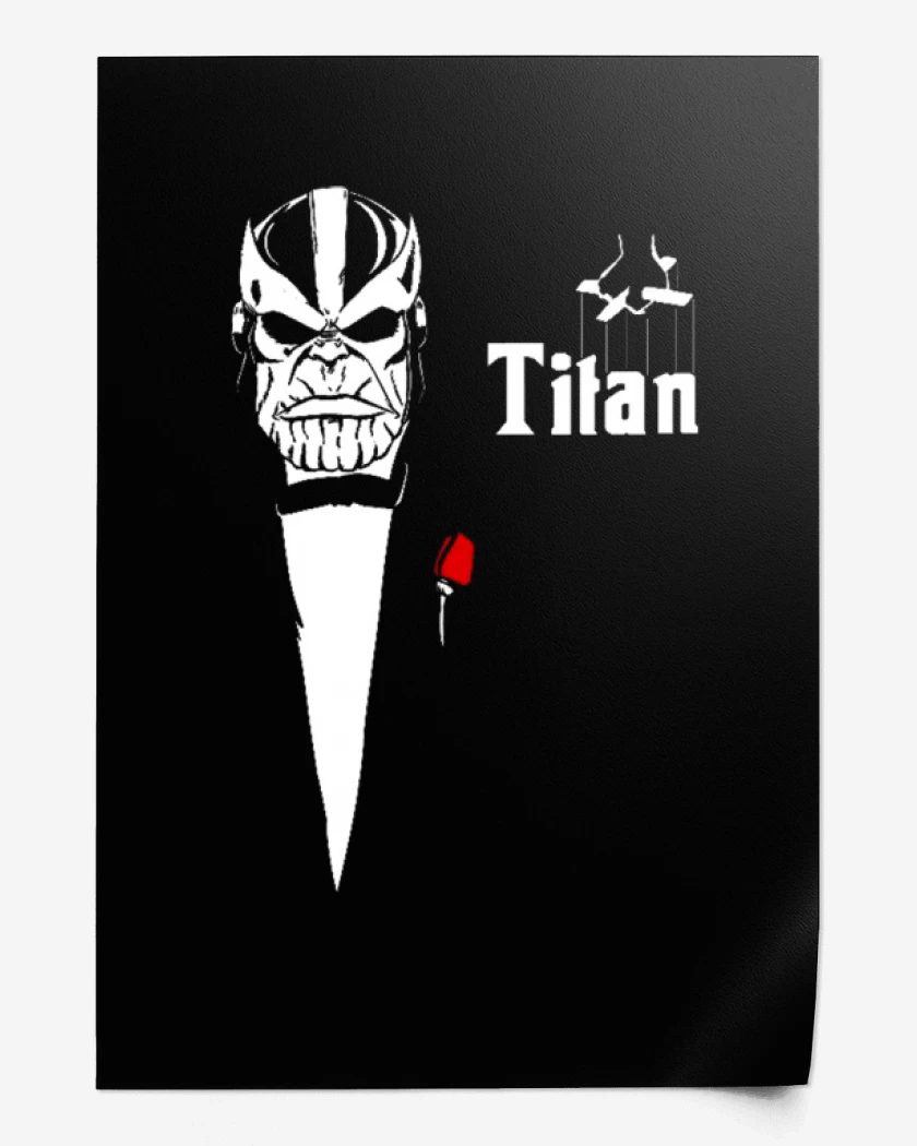 Print Negro de Titan