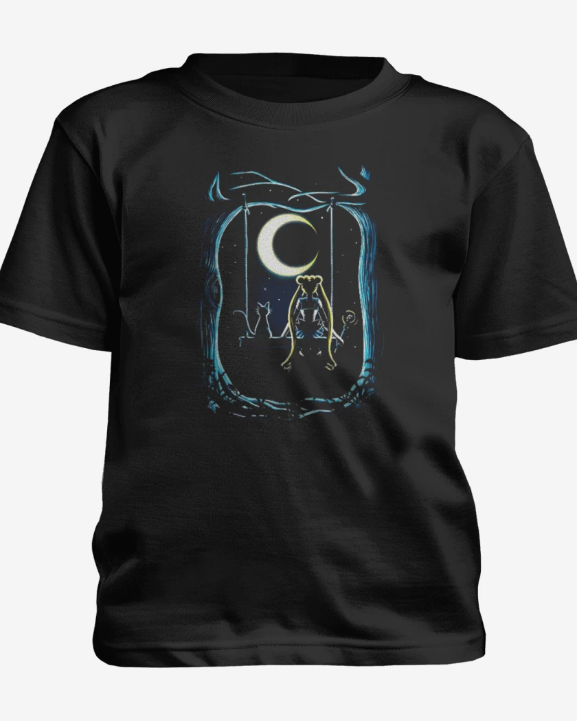 Polera de niño Negro de Moon key